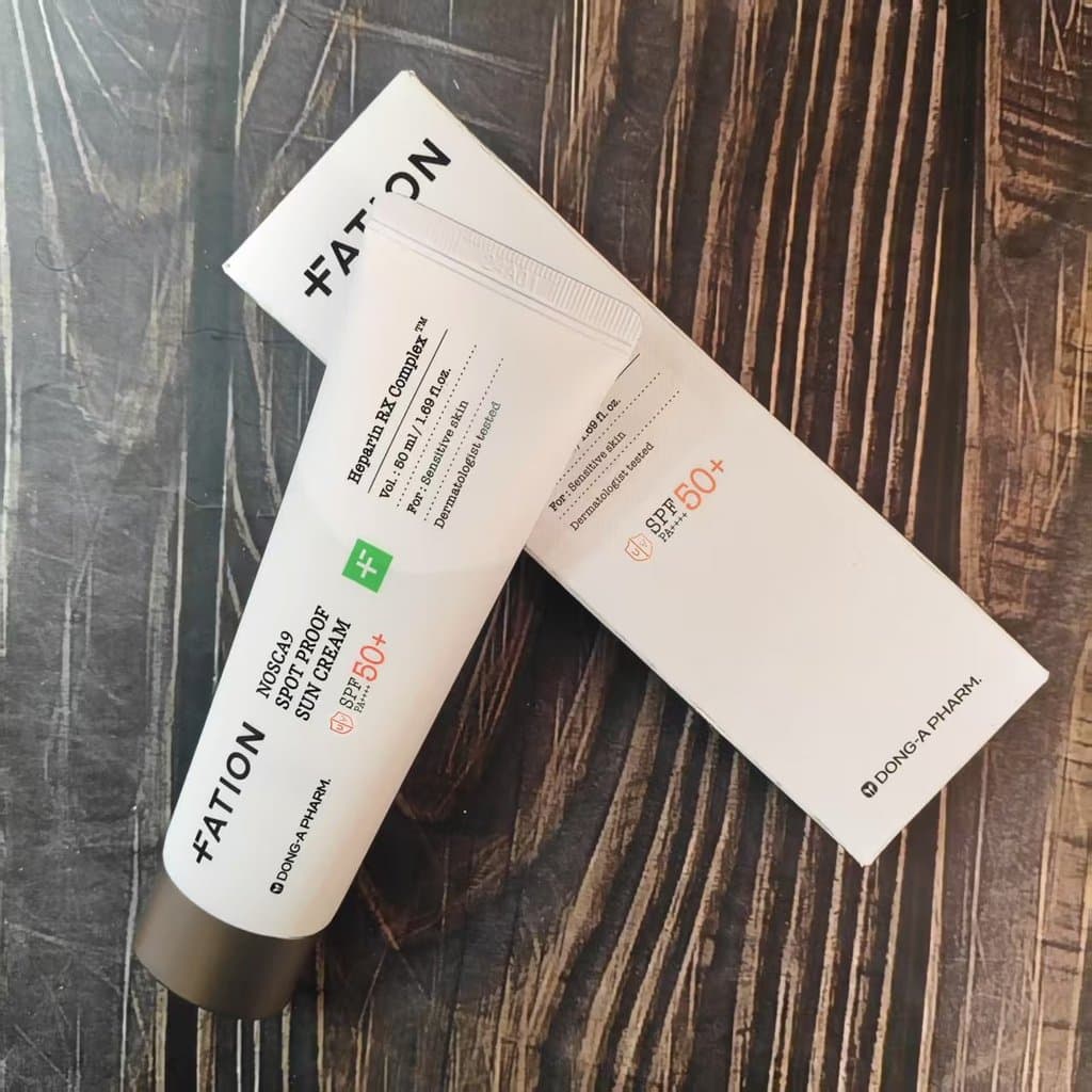 Fation Fandy Loves Protetor Solar Calmante L Pele Sensível Suave Não Irritante Protetor Solar de Verão 50ml