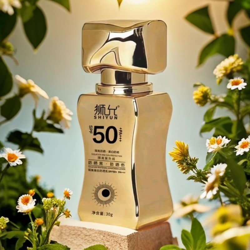 Shiyun Isolamento Protetor Solar Clareador FPS50+PA+++30g Remoção de Sardas Protetor Solar Clareador Hidratante