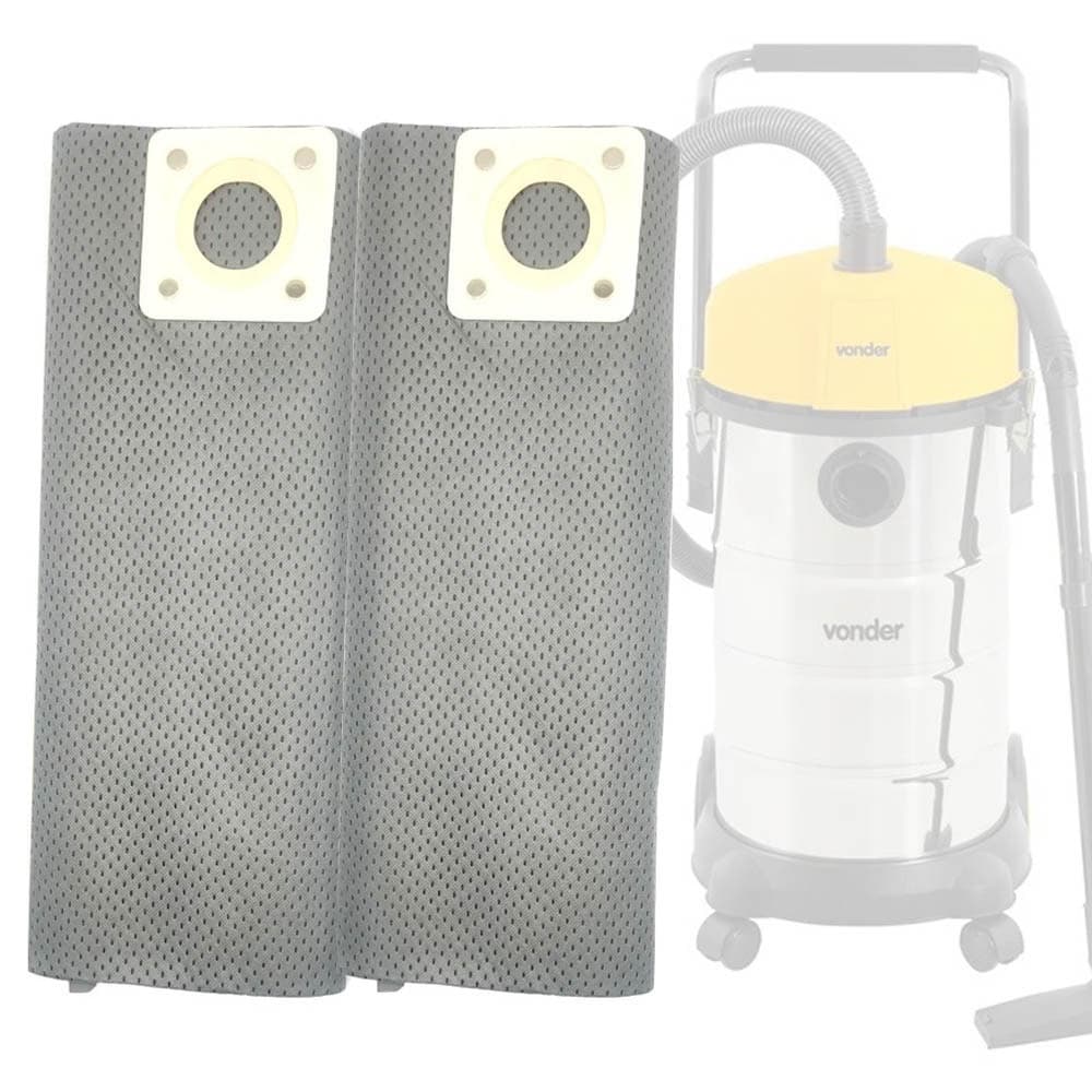 Kit 2 Saco coletor de Pó para Aspirador de Pó APV 1240 Peças Vonder