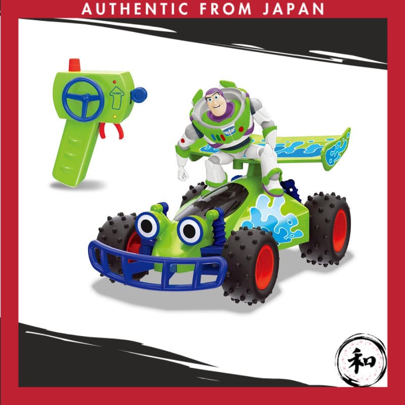 TAKARA TOMY Toy Story Carrinho de Controle Remoto Buzz Lightyear & RC 2.4GHz【Direto do Japão】
