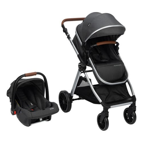 Carrinho De Bebê Ts Duo Romanzo Com Bebê Conforto