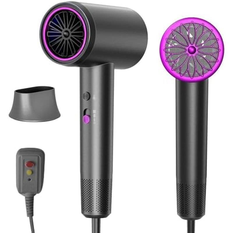 Secador De Cabelo , Secagem Rápida De 3 Minutos-110000 Profissional De Alta Velocidade RPM 200 Milhões De Iônico Negativ