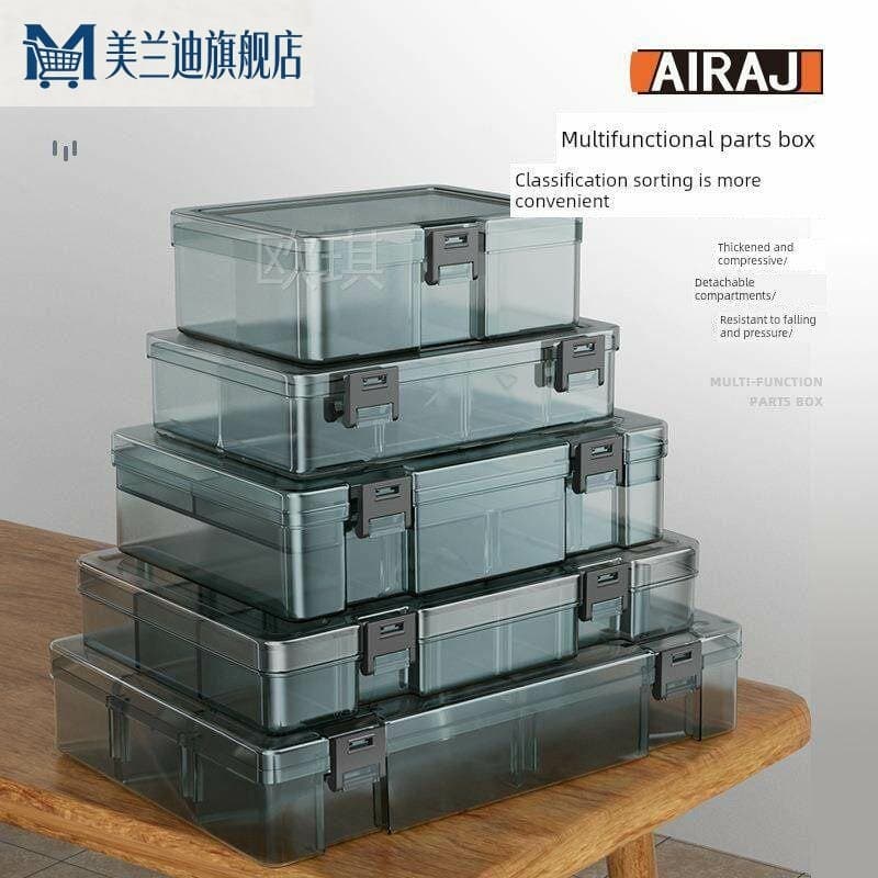 Caixa de armazenamento de parafusos, broca de Hardware, peças, classificação, caixa de ferramentas de plástico, pequenos