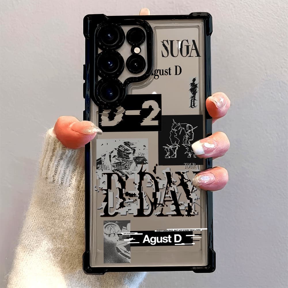 Capa de celular - Augst D Suga D-DAY (1) capa de celular para Samsung Galaxy S25 S24 S23 S22 S21 FE Ultra