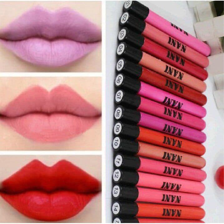 Sem parabenos Batom matte à prova d'água Gloss labial volumoso 9.9 frete grátis fosco brilho labial veludo batom líquido