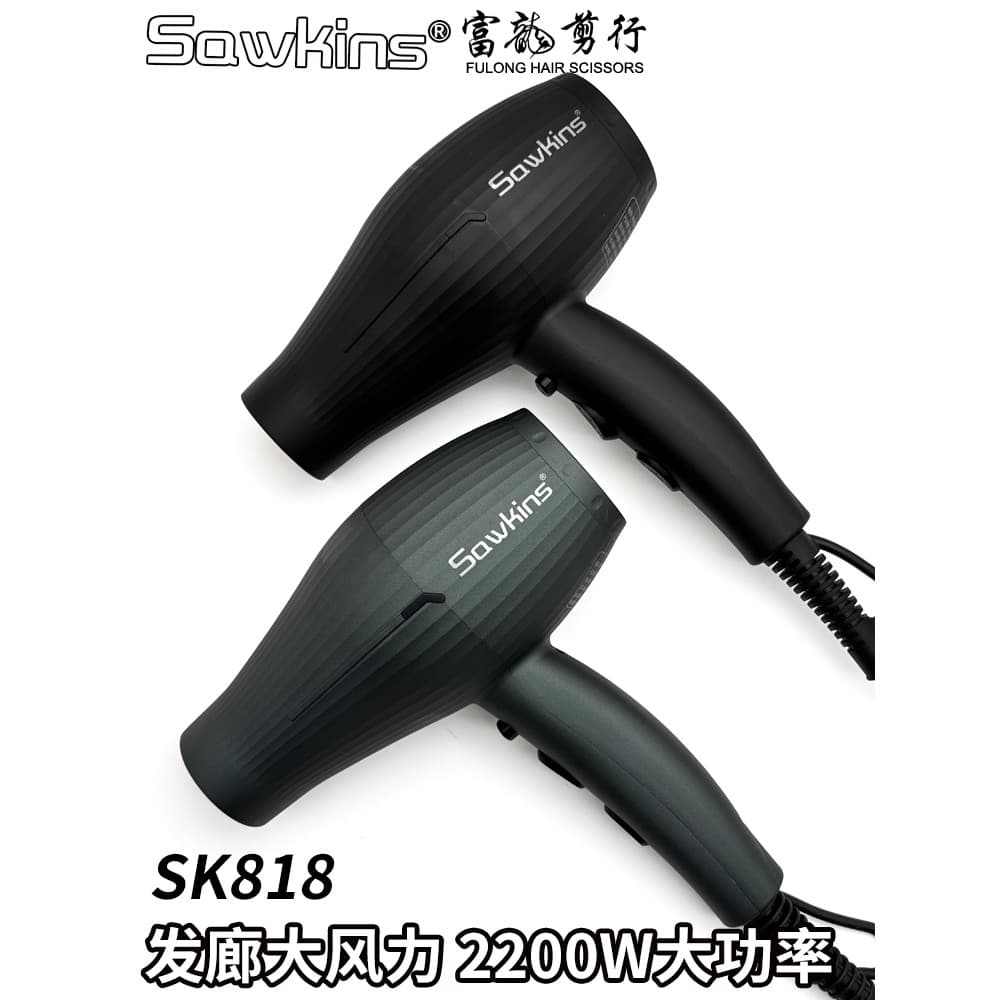 SQWKINS SQWKINS Secador de cabelo SK818 de alta potência 2200W Secador de cabelo profissional para salão de beleza domés