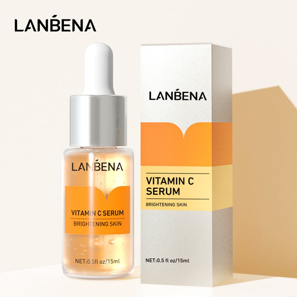 LANBENA/LANBENA VC Essência Líquida Original Vitamina C Essência Vitamina C Hidratante Hidratante Iluminador 15ml