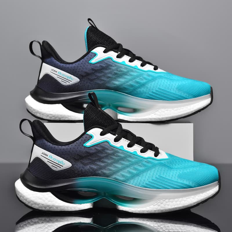 Sapatos esportivos masculinos pipoca tênis de corrida sapatos masculinos 2026 verão malha papai tênis de corrida estudan