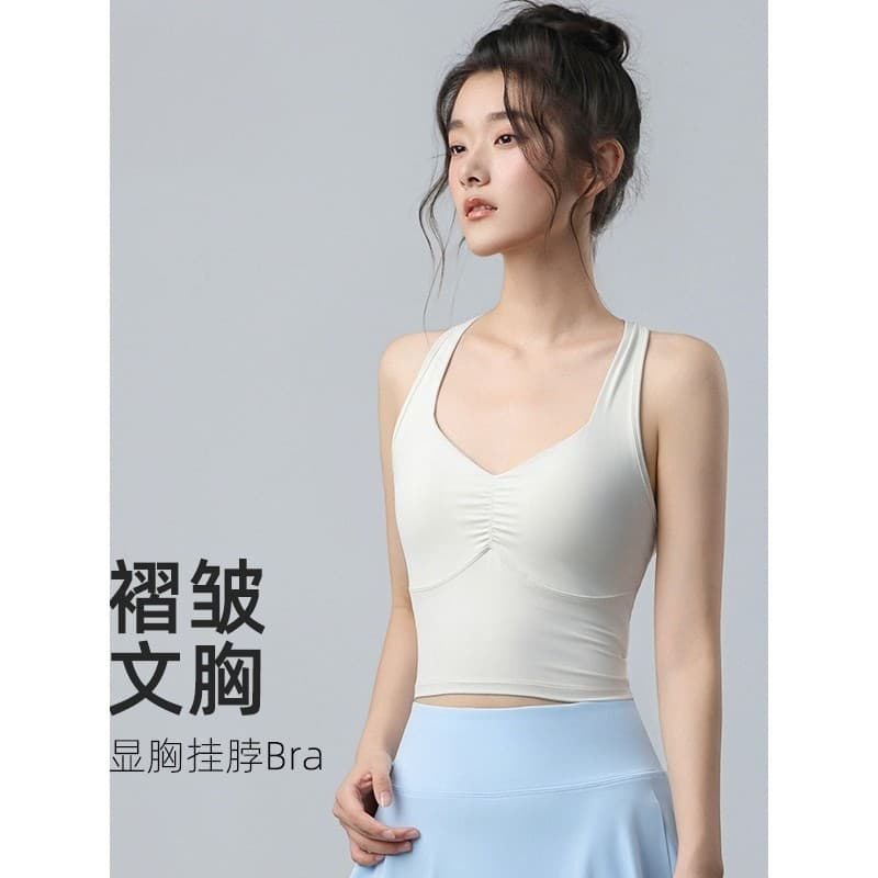 Roupas de yoga europeu americano apertado yoga colete de secagem rápida roupas de Fitness feminino ao ar livre Wear All-