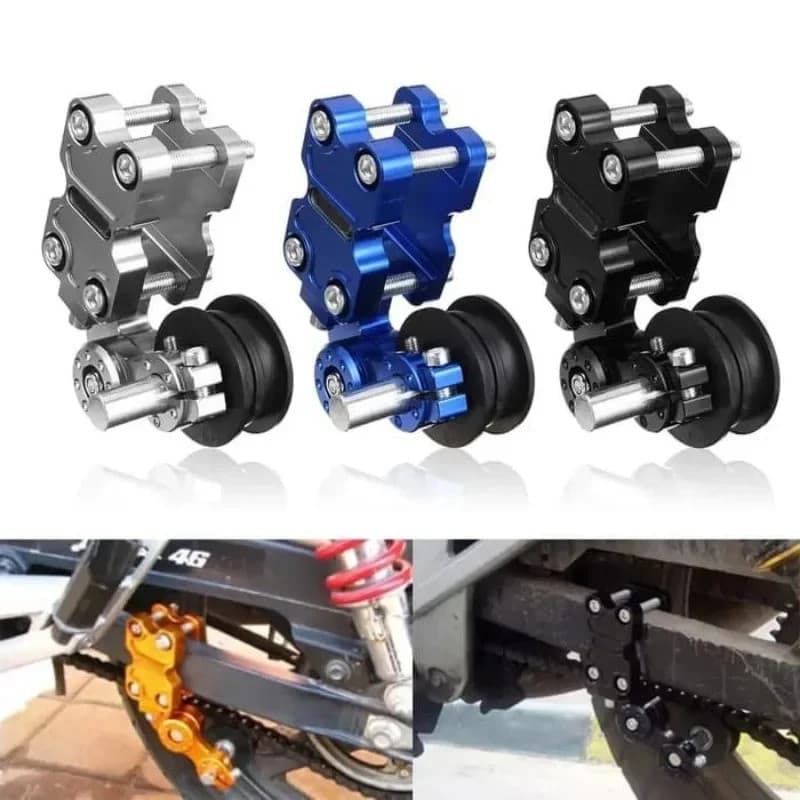 Acessórios De Ajuste Universal Para Motocicleta , Ajustador De Corrente De Roda , Tensor De Rolo Moto , Motocross , Chop