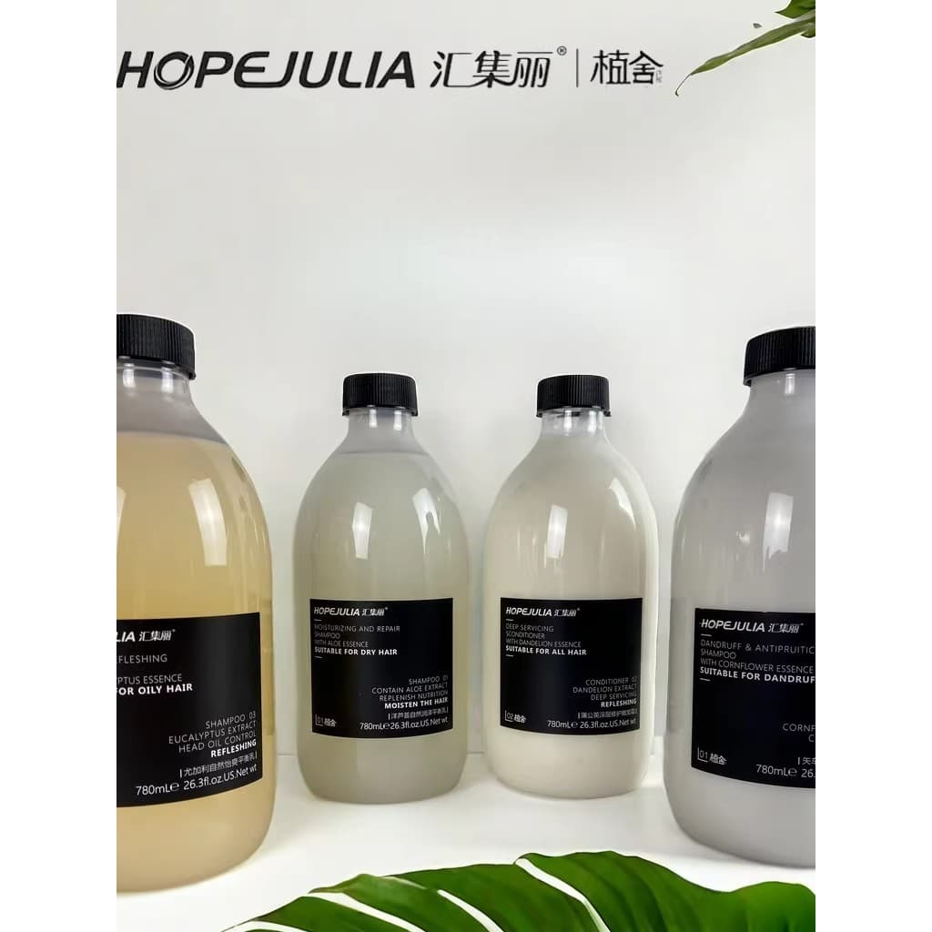 Genuíno Huihuli Zhishe Shampoo Hidratante Controle de Óleo Anticaspa Reparação Profunda Shampoo Condicionador 780ml