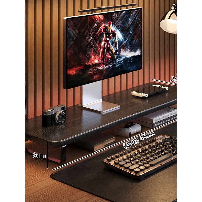 Novo estilo sala de jogos desktop Monitor computador rack elevado prateleira desktop rack armazenamento suporte estendid