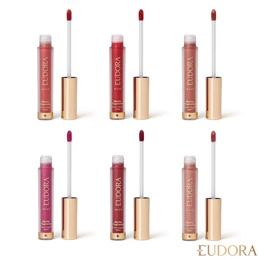 Batom Líquido Matte Supreme EUDORA Make - 4,0ml