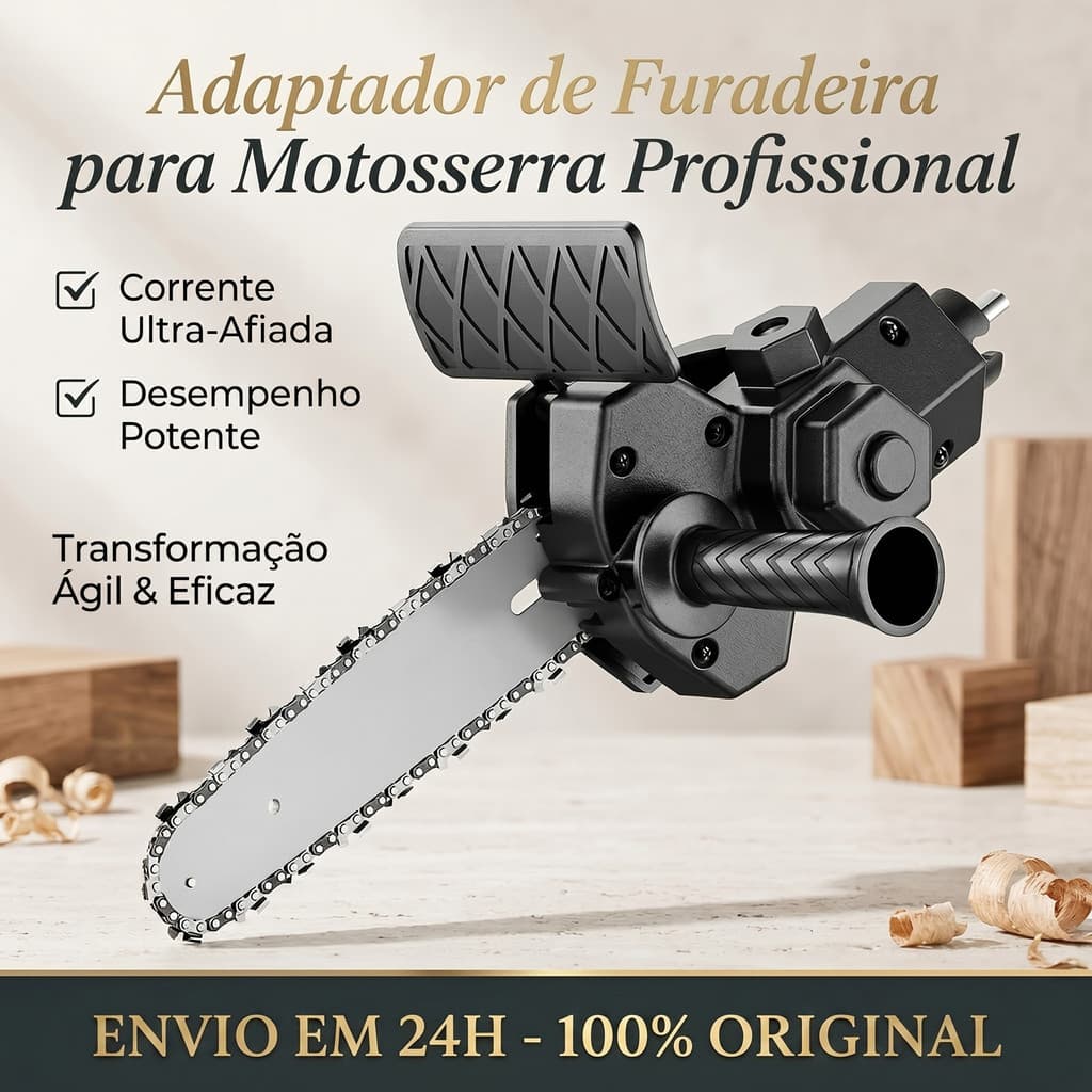 4/6 Inch Portable Chainsaw Adapter for Drill Screwdriver Motosserra Para Furadeira E Parafusadeira Adaptador Portátil