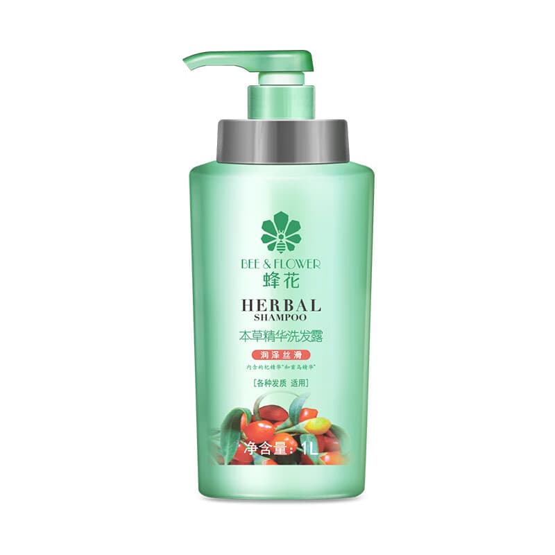Bee Herbal Essence Shampoo Hidratante Shampoo Sedoso Adequado para Todos os Tipos de Cabelo Hidratante Hidratante Suave 