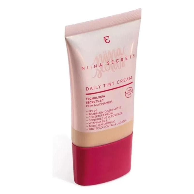 Base Liquida Eudora Daily Tint Cream Niina Secrets Cor 0 - 25ml