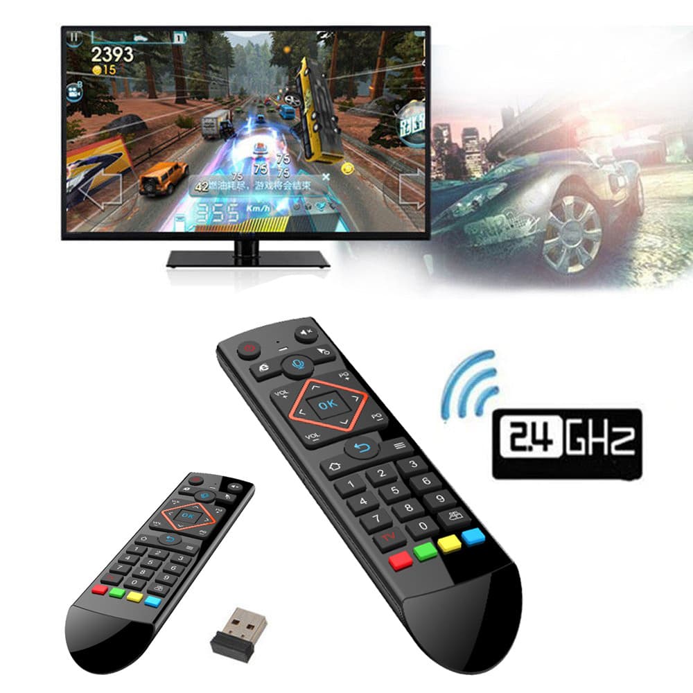 Conjunto de teclado e mouse sem fio, computador, TV, Mini teclado sem fio, Kit integrado, mouse voador, controle remoto