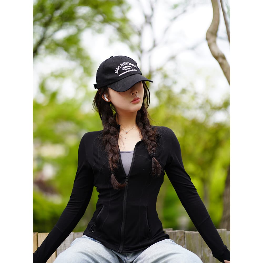 Cinza concha feminina lã merino roupas de secagem rápida fino-ajuste roupas de Yoga esportes ao ar livre Fitness quente 