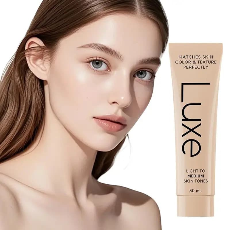 Luxe Research Base Que Muda De Cor 30ml Sombra Autoajustável Líquida Maquiagem Para Pele Madura Sem Oxidação Acabamento 