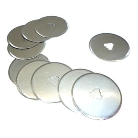 Kit 10 Laminas P/ Cortador Circular Patchwork - Tecido Roupa