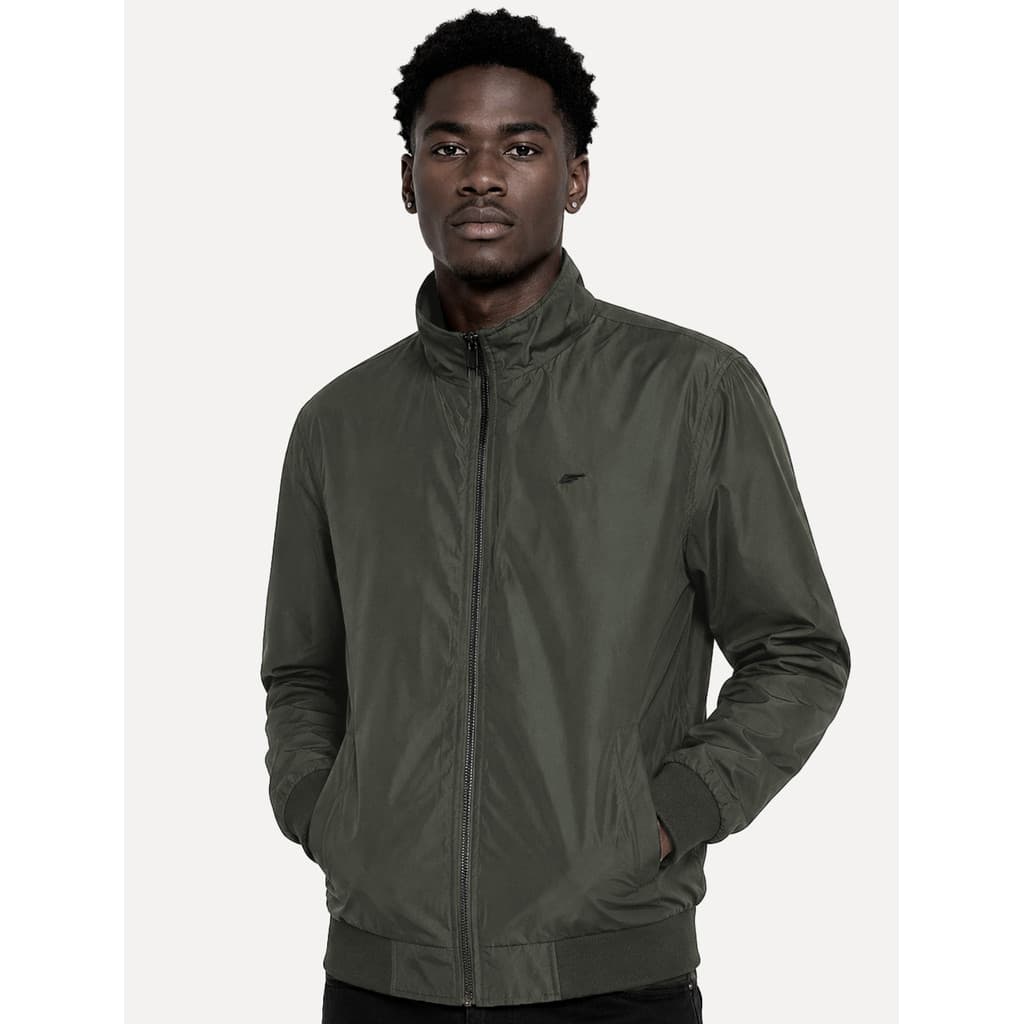 Jaqueta Ellus Masculina Nylon Padding College Bomber Chumbo