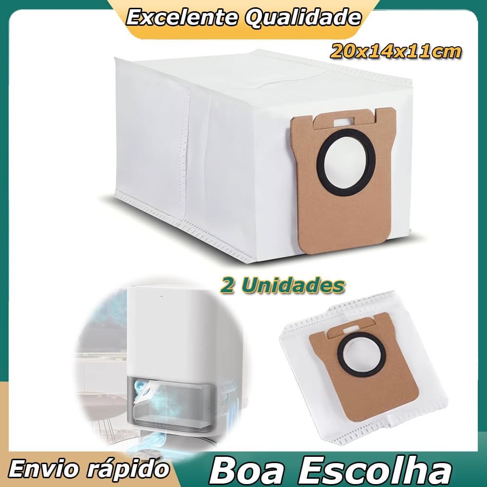 2 peças Saco de pó para Aspirador de pó Acessório Coleta Poeira Eficiente para Aspirador L10s L20 L10  X10+ X20+