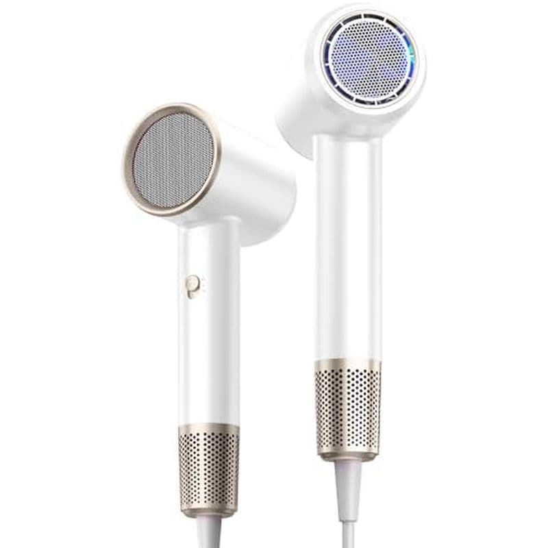 Secador De Cabelo Iônico Profissional De Secagem Rápida , Super Compacto & amp ; Leve Com Mesmo Calor Antiestático , Con