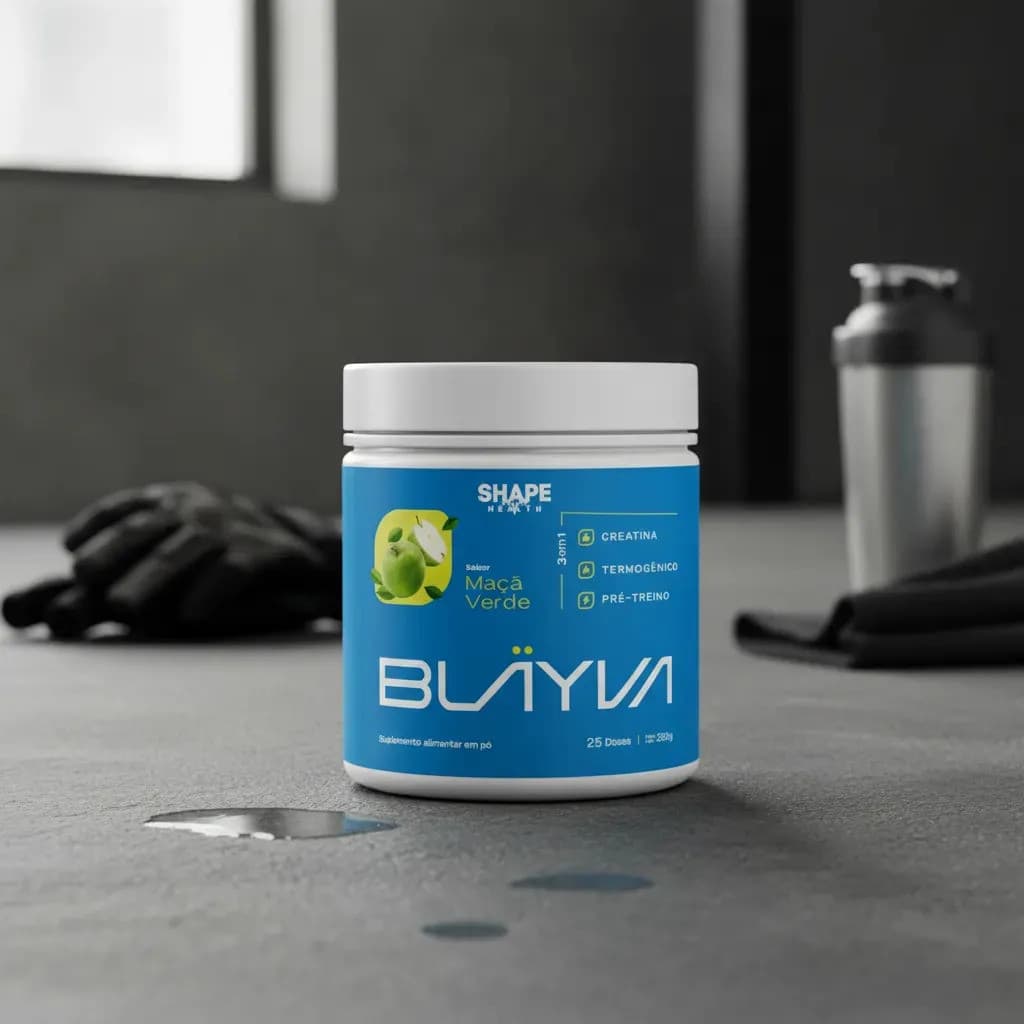 Blayva Suplemento Eficaz Para Treino - Termogênico, Creatina E Pré-treino Maçã Verde