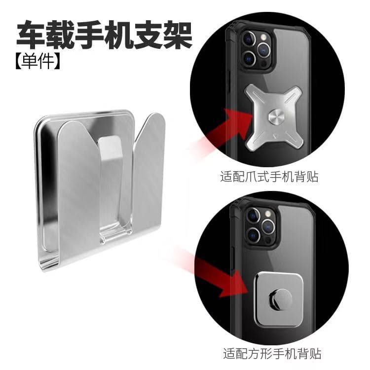 Suporte de Metal para carro, suporte de parede para telefone, fivela de cabeceira, suporte Universal para navegação