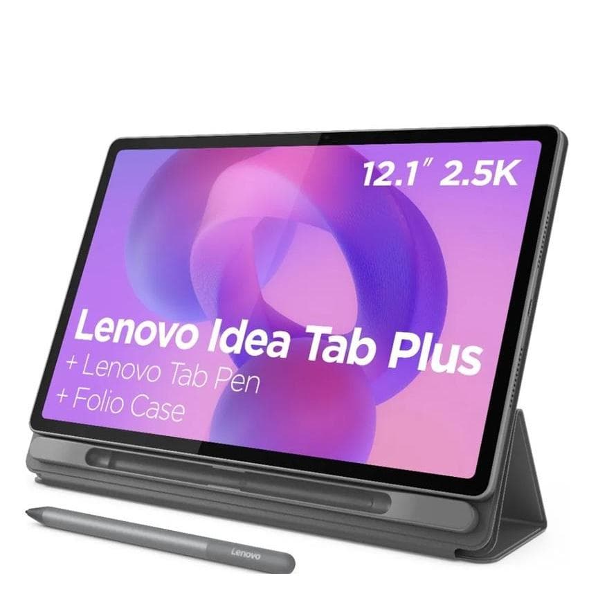 Tablet Lenovo Idea Tab Plus Wi-Fi 128GB 8GB RAM  Android 15  Tela 12.1" 2.5K com Caneta e Capa ( ZAG70926BR)