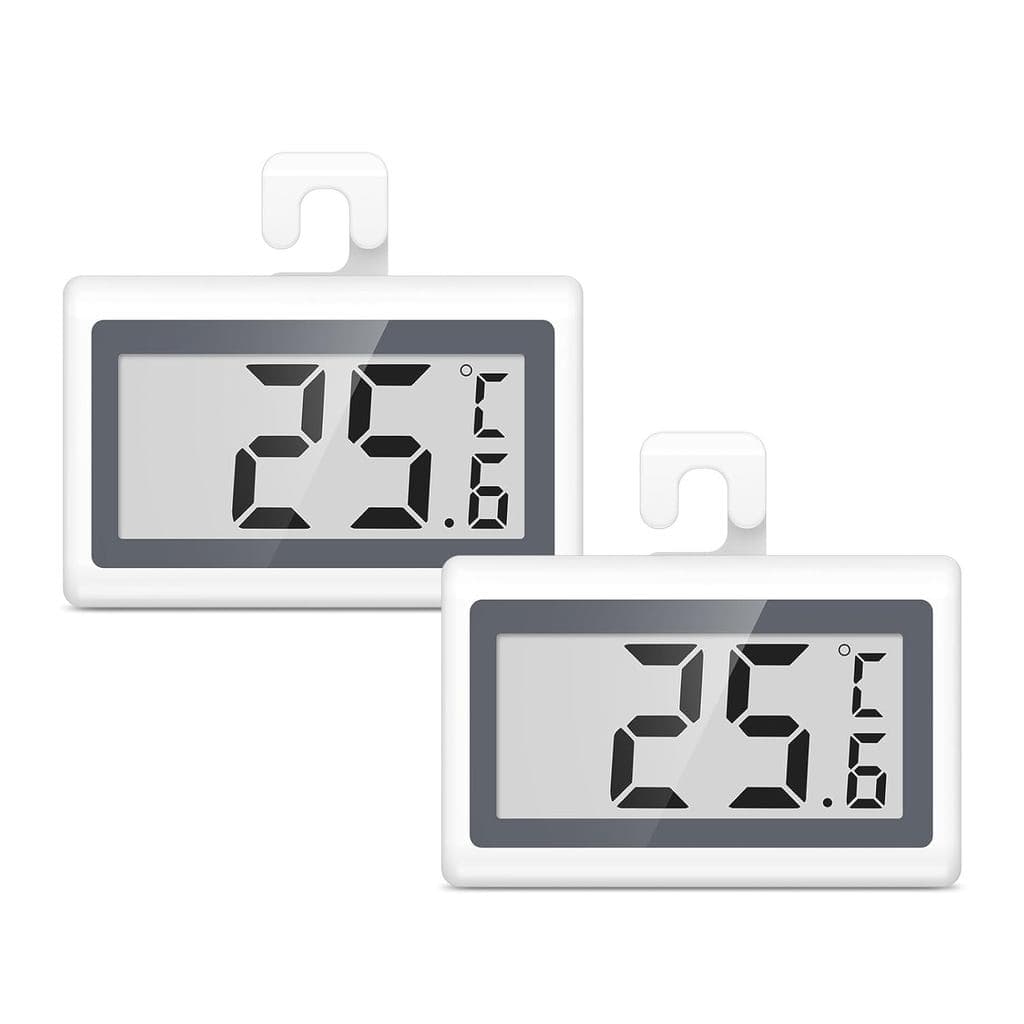 Termômetro para Refrigerador KeeKit, Termômetro Digital para Frigorífico com Display LCD, Medidor de Temperatura para Fr