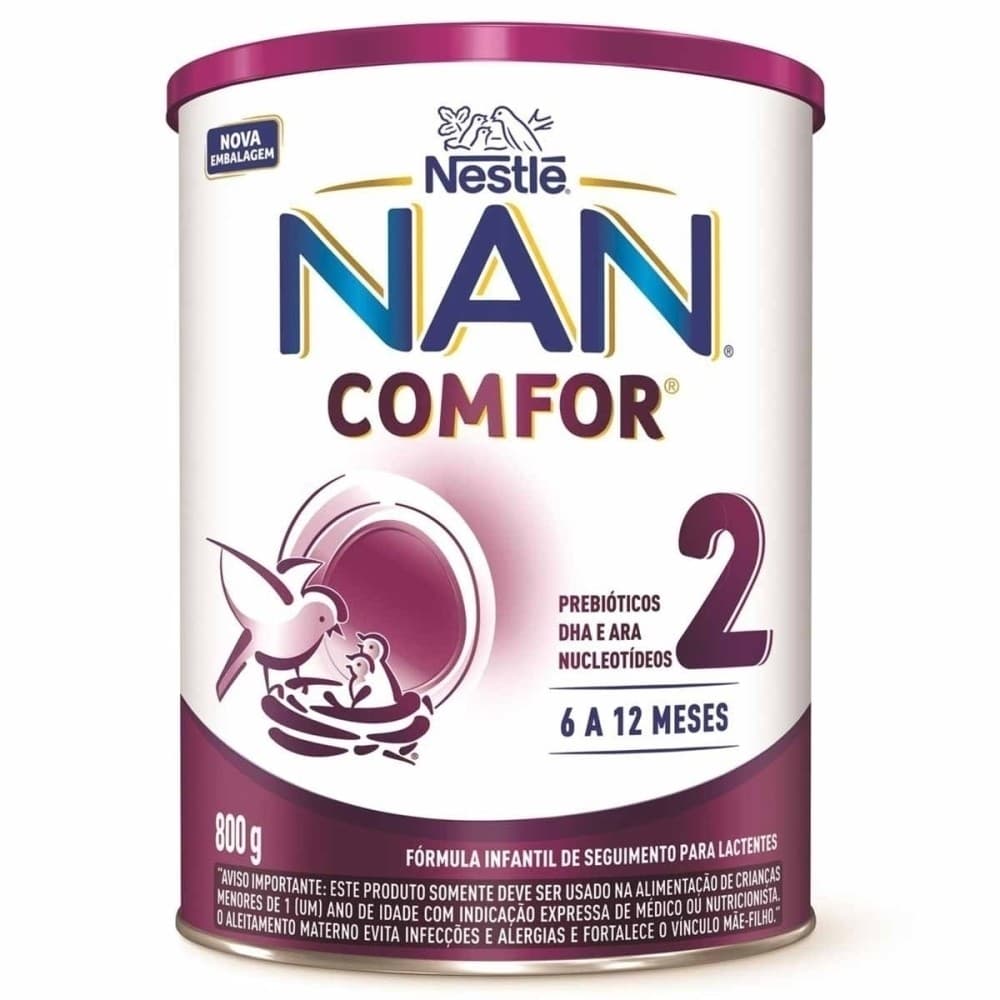 Fórmula Infantil Nan Comfor 2 800g