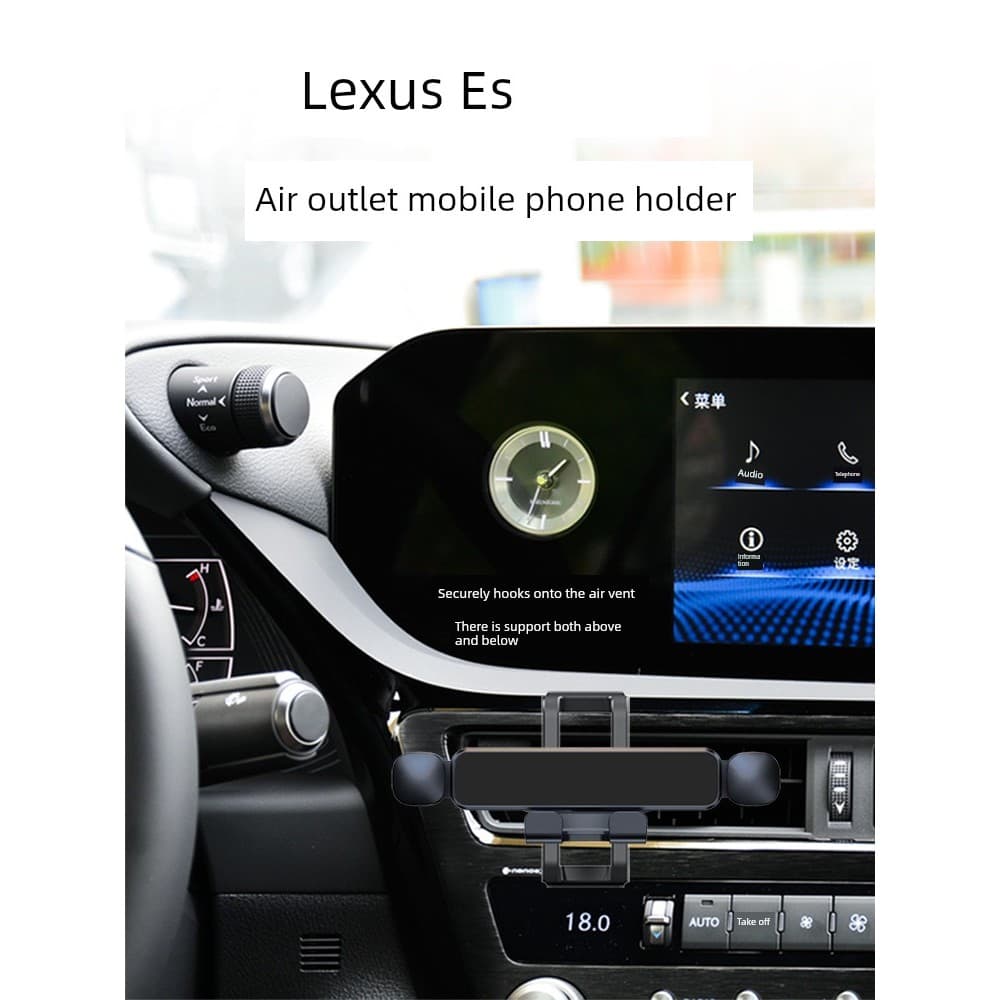 Suporte de celular para carro Suporte para celular no carro Suporte importado para automóvel Suporte para carro com saíd