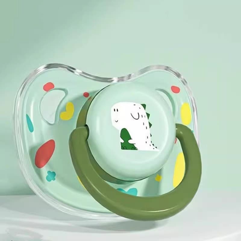 Bebê recém-nascido chupeta bebê dormindo Super macio Silicone imitação de leite materno Anti-cólica coaxial bebê dormir 