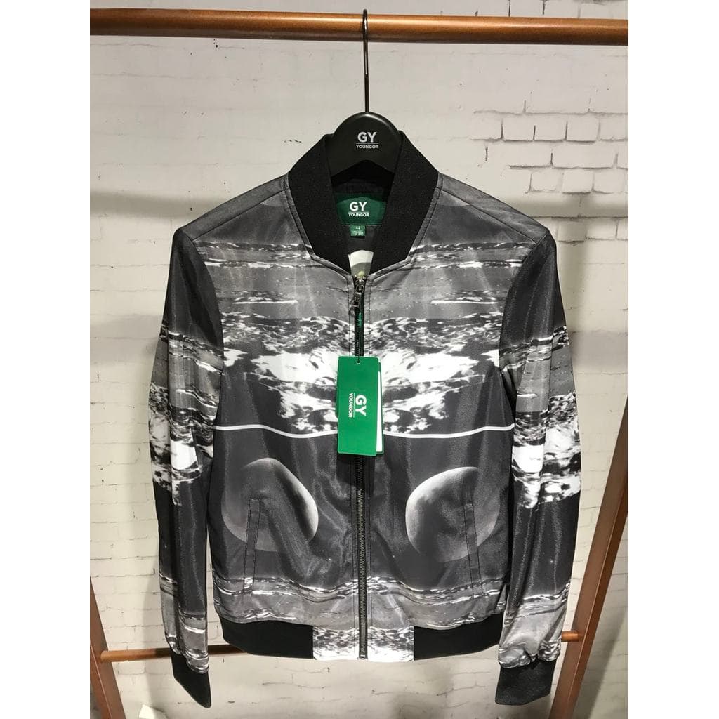 Roupas de primavera GY Jaqueta masculina de uniforme de beisebol Slim fit jaqueta masculina 42080