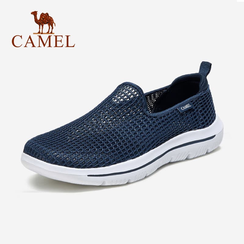 Camelo sapatos masculinos 2026 verão malha tênis de corrida masculino All-Match tênis de corrida sapatos esportivos resp
