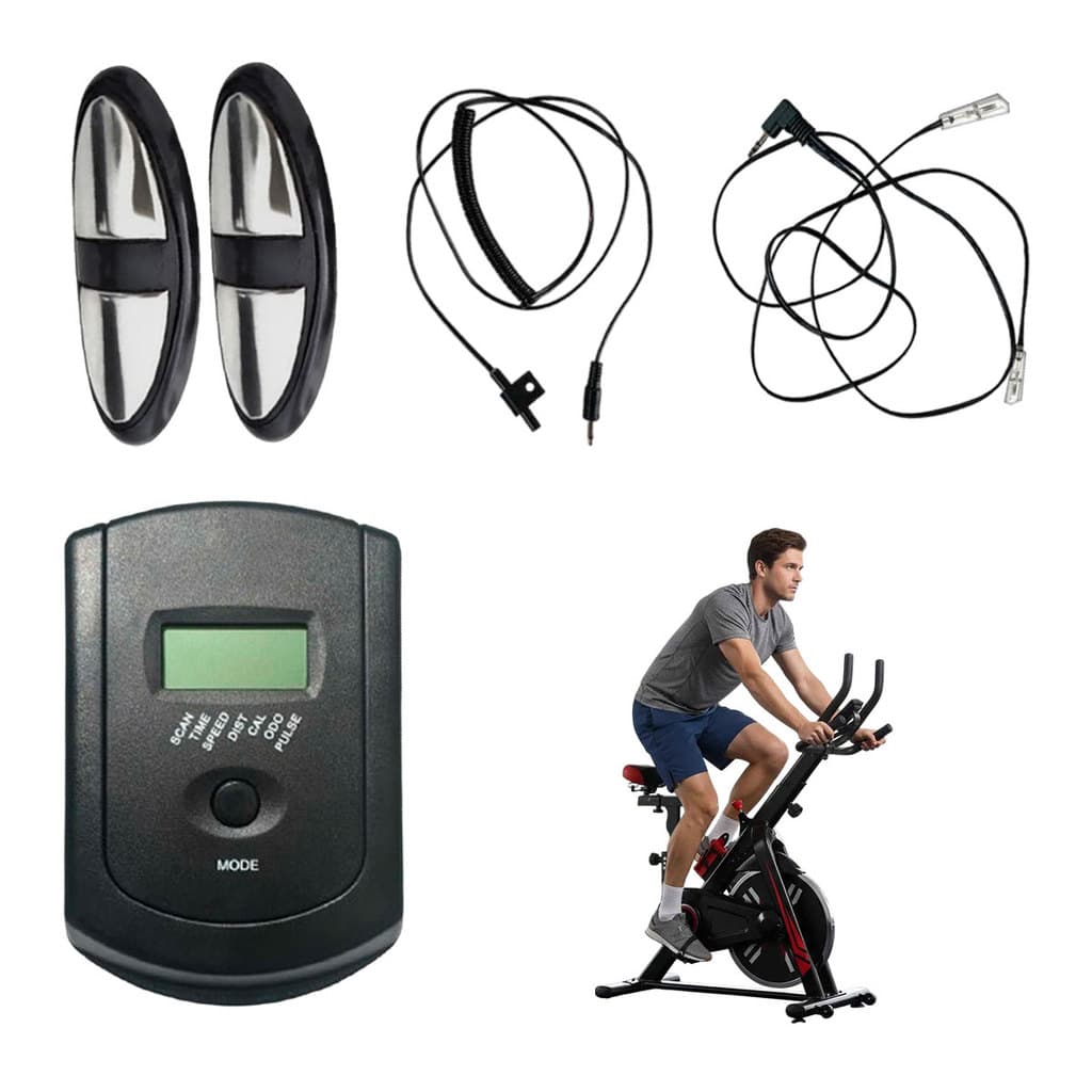 Painel Visor Sensor Cabo Frequencia Cardiaca Bicicleta Spinning Kikos F2i Evox Pel2310 Ergometrica Academia Musculaçao