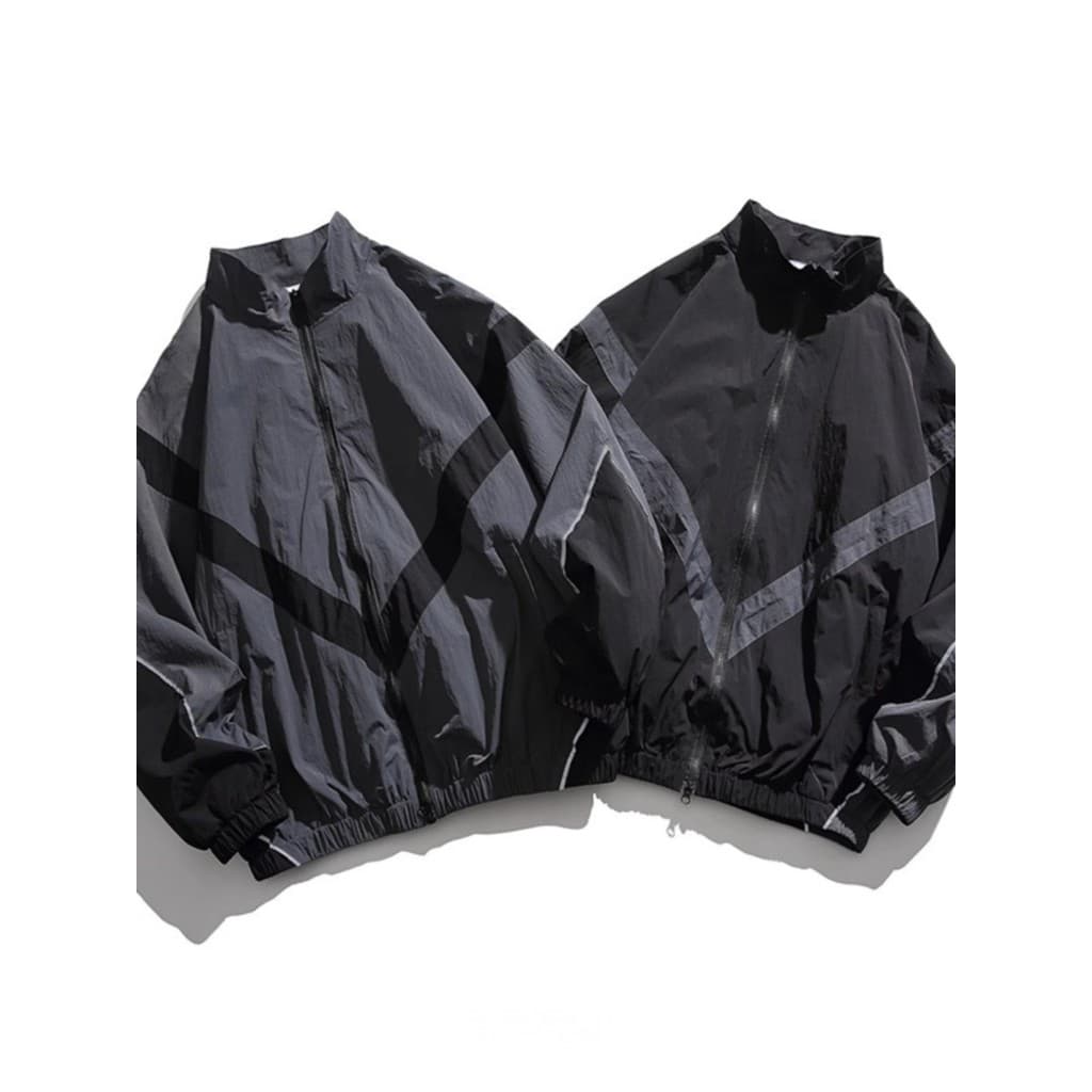 Americano Retro Street Wear zíper jaqueta masculina primavera outono vintage jaqueta solta Casual jaqueta masculina All-