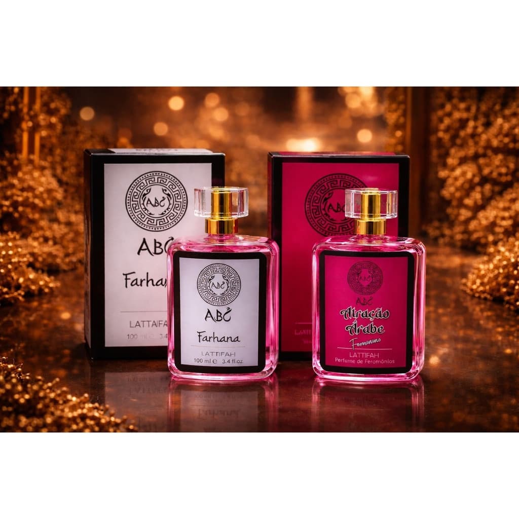 Kit Feminino de 02 Perfumes Árabes Importados 100 Ml