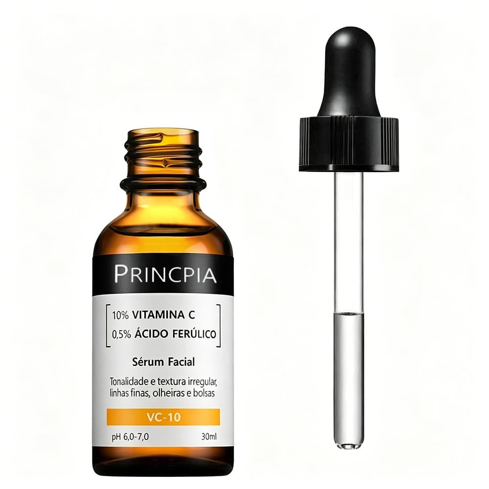 Sérum VC‑10: Pele com brilho, proteção e efeito firme | 10% Vitamina C