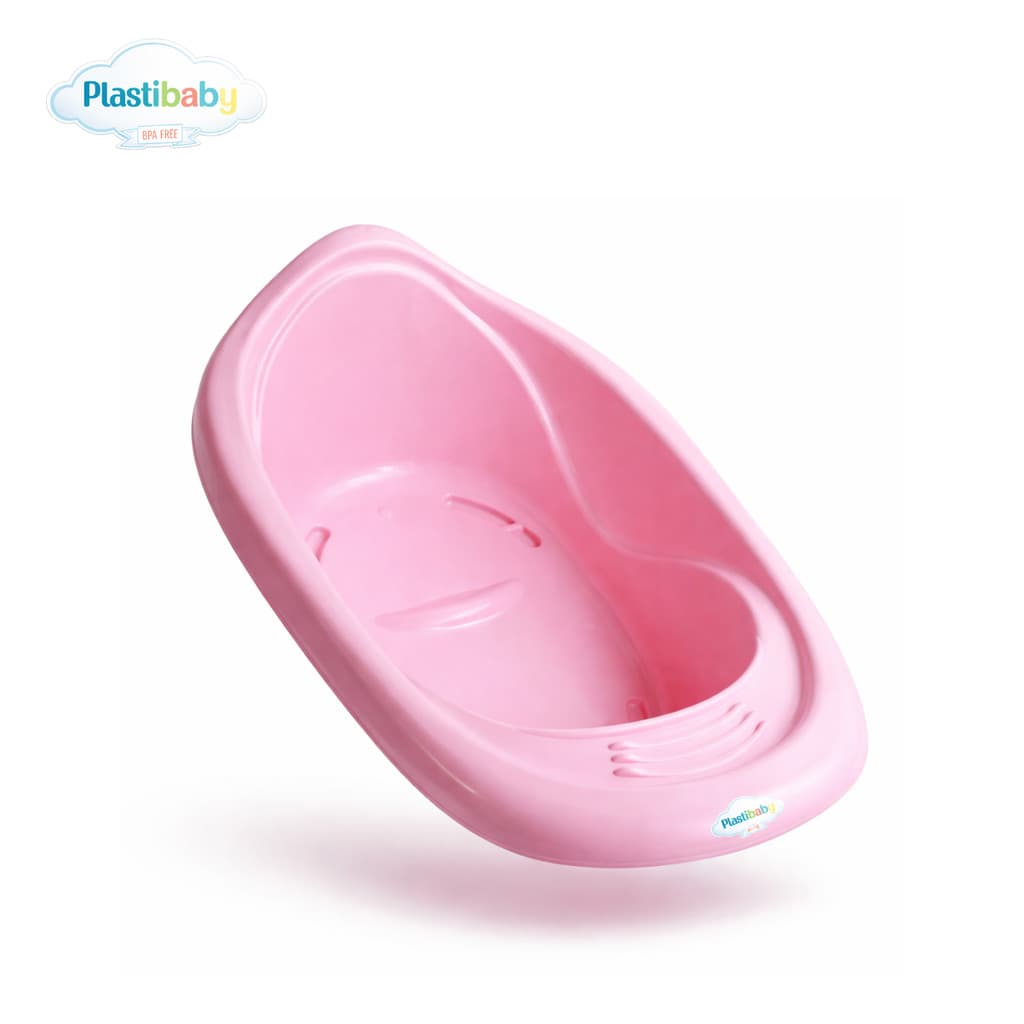 Banheira de Bebê Rosa | PlastiBaby | 22 Litros |  Leve, Segura e Fácil de Limpar