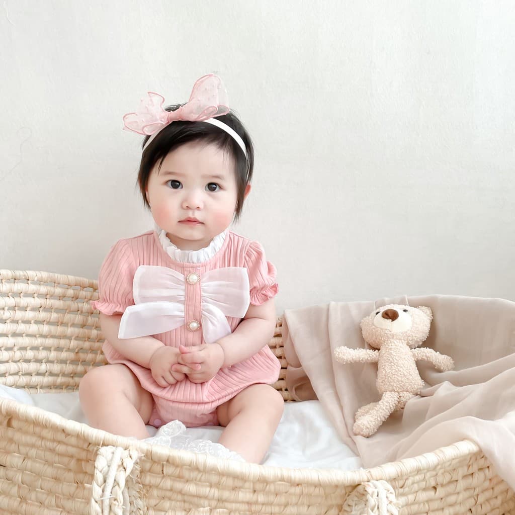 Roupas de bebê roupas de verão bebê menina macacão de algodão puro moda manga curta estilo fino macacão roupas de mês in