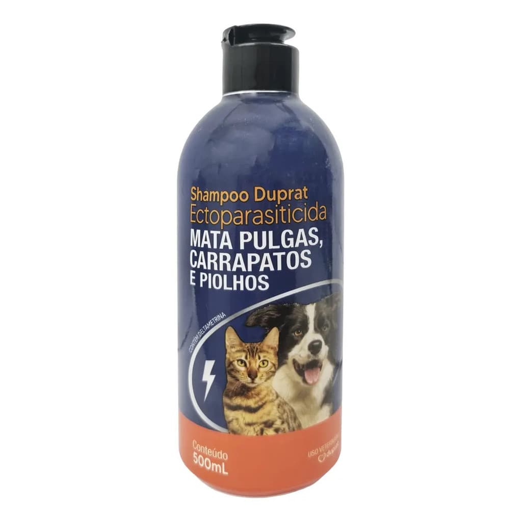 Pet Clean Shampoo Antipulgas Cachorro e Gato 500 ml