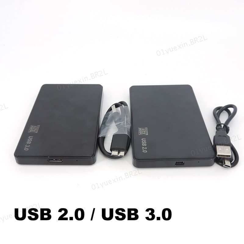 Caso HD Externo 2.5 HDD SSD Caixa De Disco Rígido Gabinete 6Gbps 10TB SATA Para USB2.0/3.0 Adaptador BR2L