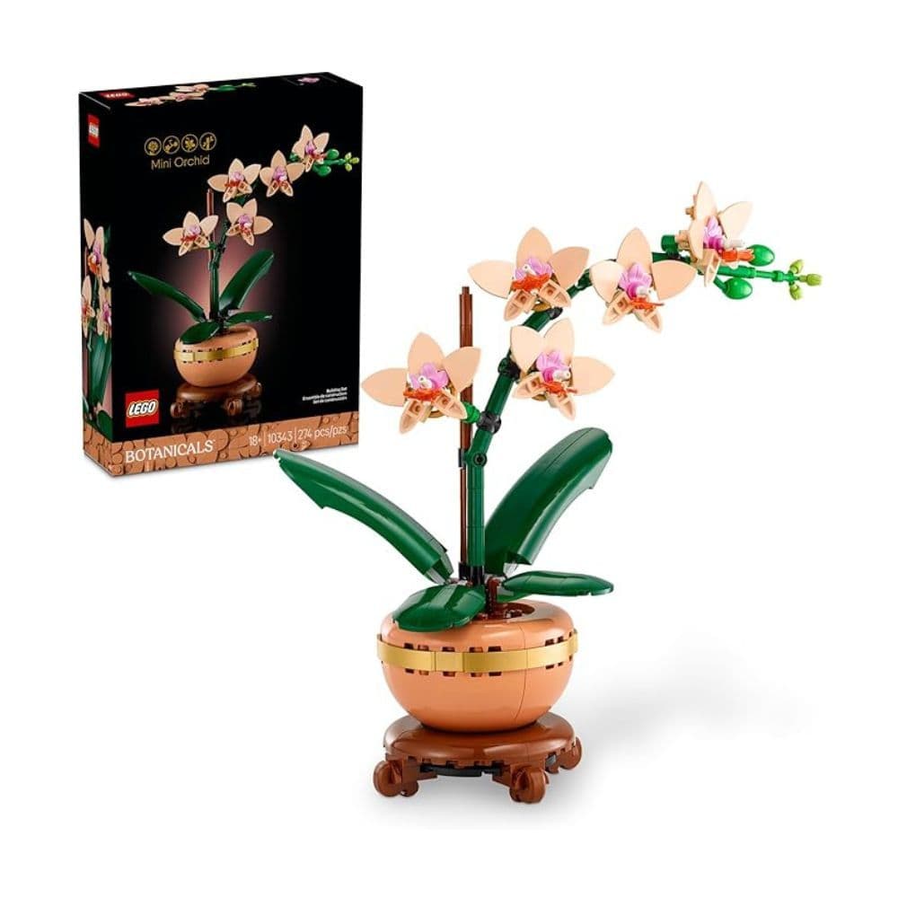 Blocos de Montar Botanicals Mini Orquídea 10343 Planta Lego