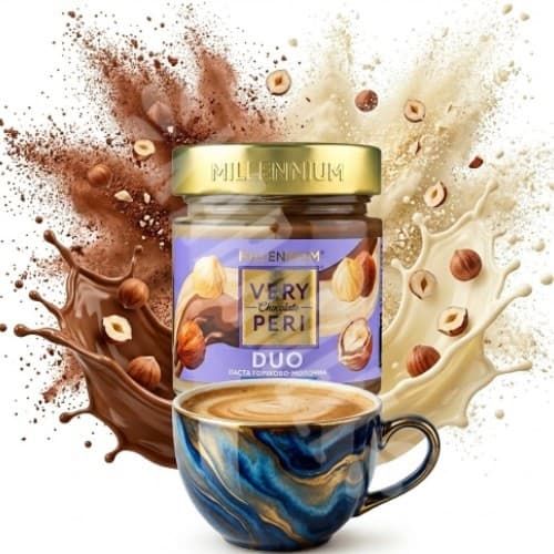 Creme de Avelãs Millennium Very Chocolate Peri Duo 230g - Importado Ucrânia