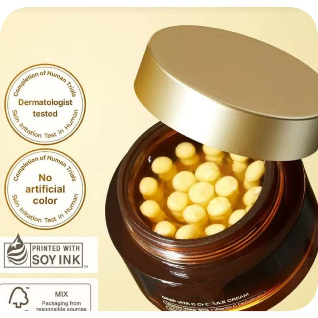 Vitamina C Profunda Muda Sua Pele Creme De Cápsula De