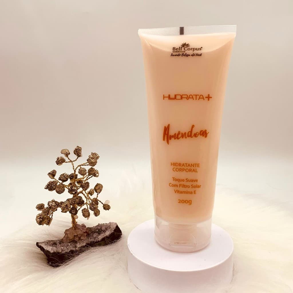 Hidratante Corporal Bell Corpus Creme Corporal Hidratante Amêndoas 200g Hidratação e Maciez