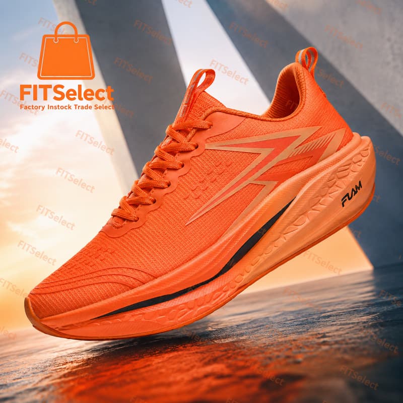 Tênis de Corrida Flam 4.0 com Placa de Carbono para Crianças e Adolescentes, Tênis Esportivos Respiráveis e Amortecidos 