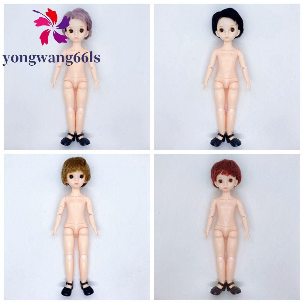 Boneca YONGWANG 1/6 Bjd , Olhos 3D Com Brinquedo De Bonecas De Meninos De Cabelo , De Juntas Giratórias Articuladas De 1